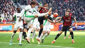 تعادل مثير يحسم مواجهة ميلان وساسولو في الكالتشيو