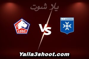 مباراة أوكسير و نادي ليل اليوم 2025-12-14 في الدوري الفرنسي yalla shoot
