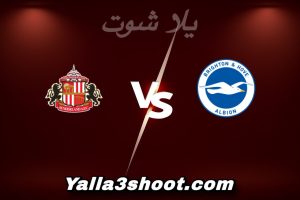 مباراة برايتون و سندرلاند اليوم 2025-12-20 في الدوري الإنجليزي yalla shoot