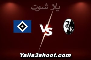 مباراة فرايبورج و هامبورغ اليوم 2026-01-10 في الدوري الألماني yalla shoot